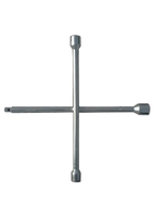 Ключ-крест баллонный MATRIX, 17 х 19 х 21 мм, под квадрат 1/2", толщина 16 мм.