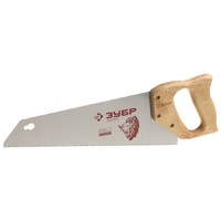 Ножовка ЗУБР "ЭКСПЕРТ" для тонкого пиления, деревянная ручка, шаг зуба 2,3мм, 350мм