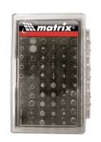 Набор бит MATRIX с магнитным держателем, CrV, 61шт.
