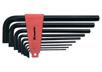 Набор ключей имбусовых MATRIX HEX, 2,0–12 мм, CrV, 9 шт., оксидированные, удлиненные