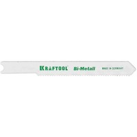 Пилки KRAFTOOL для эл/лобзика, Bi-Metall, по металлу (1,5-2мм), US-хвост., шаг 1,2мм, 55мм, 2шт