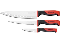 Набор ножей поварских "SILVER TEFLON", тефл. покр., 200 мм , 160 мм, 80 мм, 3 шт. MATRIX KITCHEN
