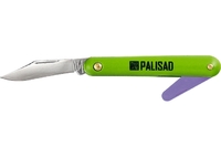 Нож садовый, 150 мм, складной, окулировочный, пластиковая рукоятка, пластик. расщепитель PALISAD