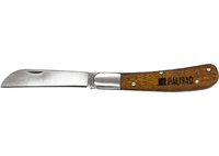 Нож садовый, 173 мм, складной, прямое лезвие, деревянная рукоятка PALISAD