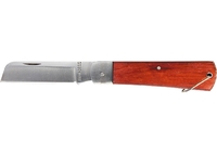 Нож складной, 200 мм, прямое лезвие, деревянная ручка SPARTA