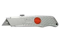 Нож, 18 мм, выдвижное трапециевидное лезвие, металлический корпус MATRIX