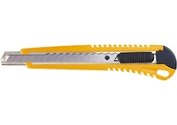 Нож,9 мм, выдвижное лезвие, металлическая направляющая SPARTA