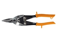 Ножницы по металлу, 250 мм, пряморежущие, обрезиненные рукоятки SPARTA