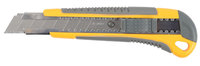 Нож STAYER "MASTER" с выдвижным сегмент. лезвием, пластмассовый, 18мм