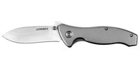 Нож STAYER "PROFI" складной, с металлической рукояткой, средний