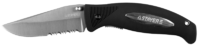 Нож STAYER "PROFI" складной,серрейторная заточка, эргономичная пластиковая рукоятка, лезвие 80мм