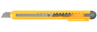 Нож STAYER "STANDARD" с выдвижным сегментированным лезвием, пластмас., 9мм