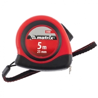 Рулетка MATRIX Status autostop magnet, двухкомпонентный корпус, зацеп с магнитом