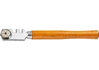 Стеклорез 6-роликовый с деревянной рукояткой SPARTA