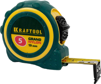 Рулетка KRAFTOOL "PRO" "MG-Kraft", особопроч корпус, Mg сплав, нейлон покрытие, суперкомпакт размер,