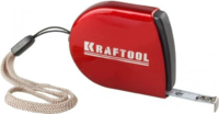 Рулетка KRAFTOOL, SuperKompakt, корпус из нержавеющей стали, 2мх8мм