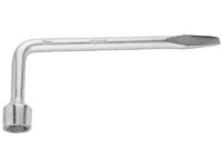 Ключ баллонный ЗУБР "МАСТЕР" L-образный, с монтажной лопаткой, 19мм