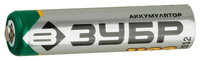 Аккумулятор ЗУБР никель-металлгидридный, тип ААА, 1100мАч