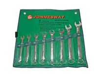 Набор ключей комбинированных удлиненных 10-19 мм, 8 предметов JONNESWAY