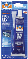 Герметик профессиональный RTV силикон синий, безопасный для датчиков 85 г. PERMATEX