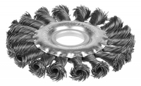 Щетка STAYER "PROFI" дисковая для УШМ, плетенные пучки проволоки 0,5мм