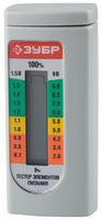 Тестер уровня заряда батарей ЗУБР для элементов питания ААА, АА, С, D, LR44, 6LR61