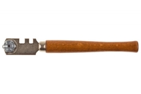 Стеклорез STAYER "PROFI" роликовый, 6 режущих элементов, с деревянной ручкой